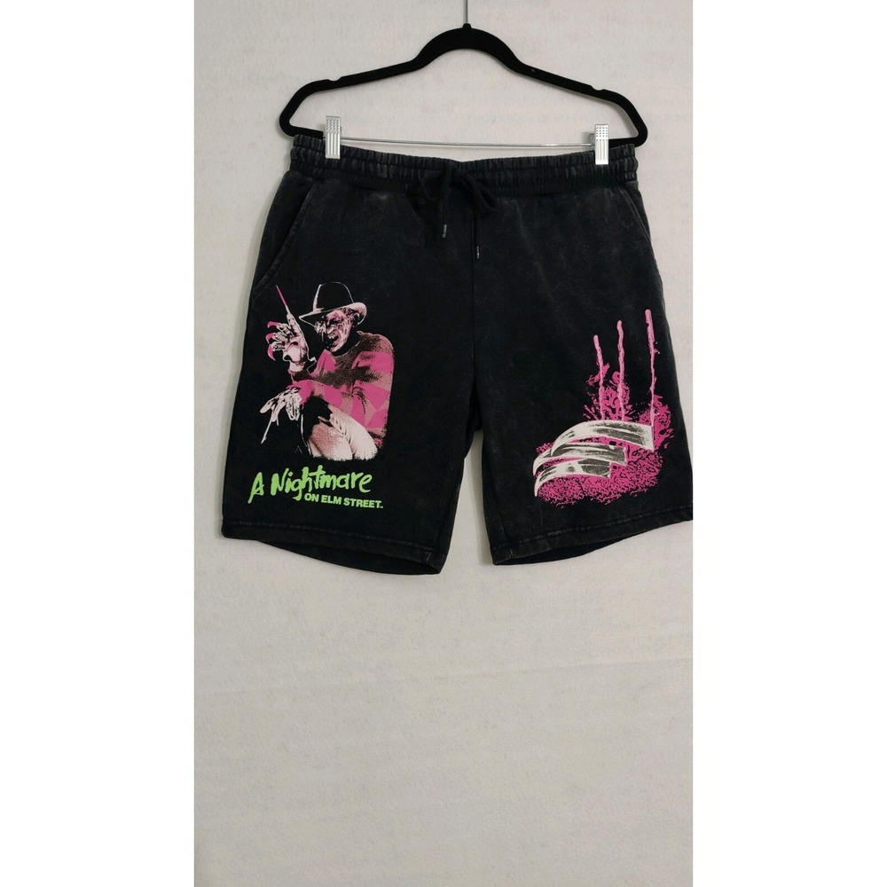 Friday The 13th Mens' Movie Film Jason Mask Horror Fabric Shorts Size M Medium